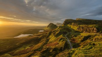 The landscape on the Isle of Skye.